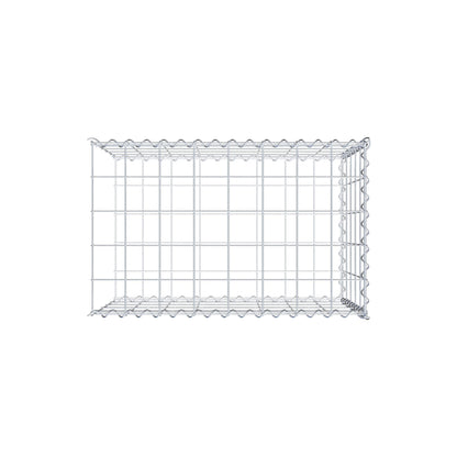 Gabião tipo 2 80 cm x 50 cm x 50 cm (C x A x P), malhagem 10 cm x 10 cm, espiral
