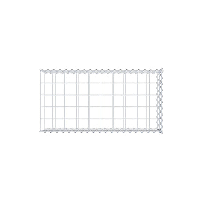 Anbaugabione Typ 2 100 cm x 20 cm x 50 cm (L x H x T), Maschenweite 10 cm x 10 cm, Spirale