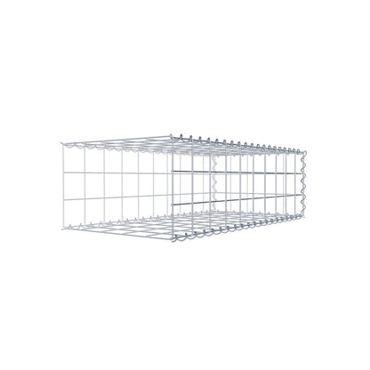 Gabion rapporté type 2 100 cm x 30 cm x 50 cm (L x H x P), mailles 10 cm x 10 cm, spirale