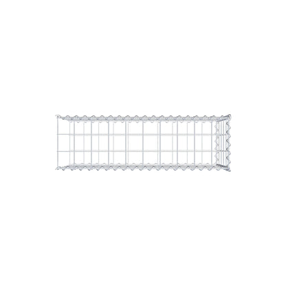 Opvokset gabion type 2 100 cm x 50 cm x 30 cm (L x H x D), maskestørrelse 10 cm x 10 cm, spiral