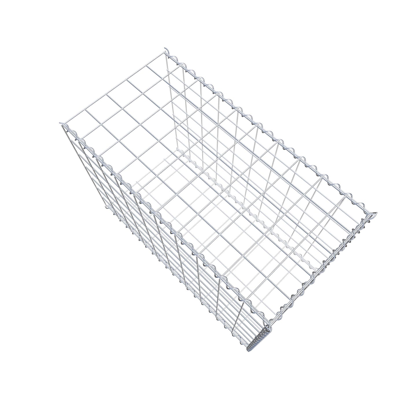 Extra gabion typ 2 100 cm x 70 cm x 50 cm (L x H x D), maskstorlek 10 cm x 10 cm, spiral
