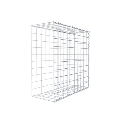 Opvokset gabion type 2 100 cm x 100 cm x 40 cm (L x H x D), maskestørrelse 10 cm x 10 cm, spiral