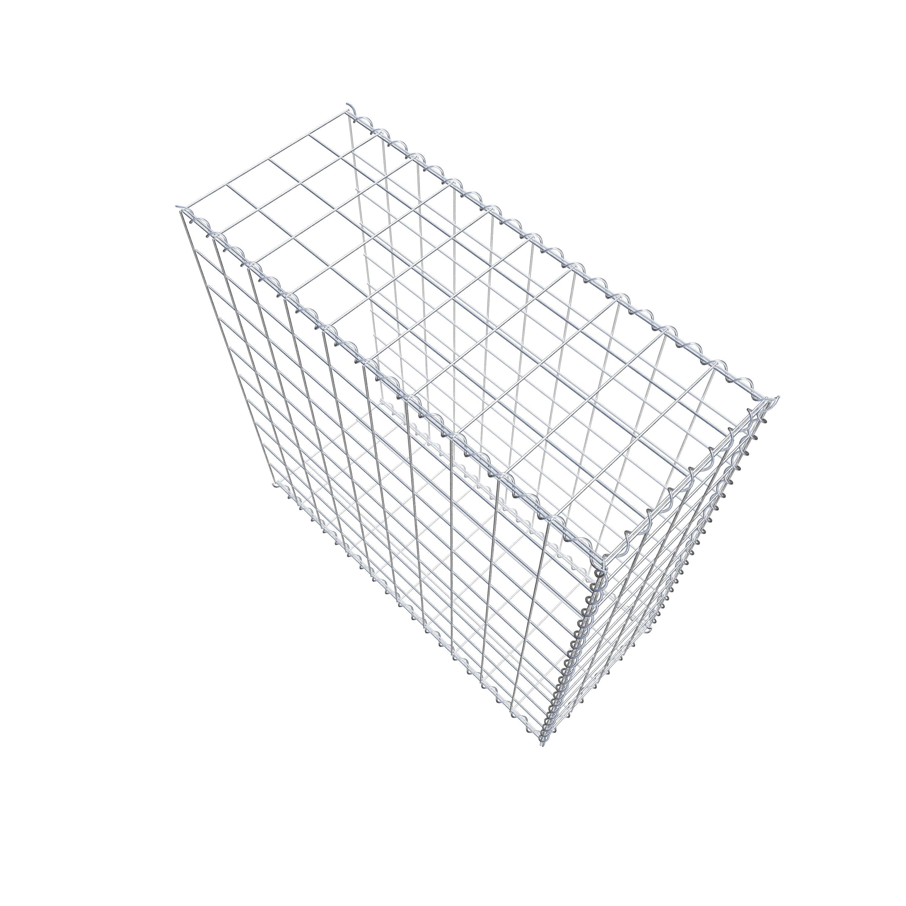 Gabião tipo 2 100 cm x 100 cm x 40 cm (C x A x P), malhagem 10 cm x 10 cm, espiral