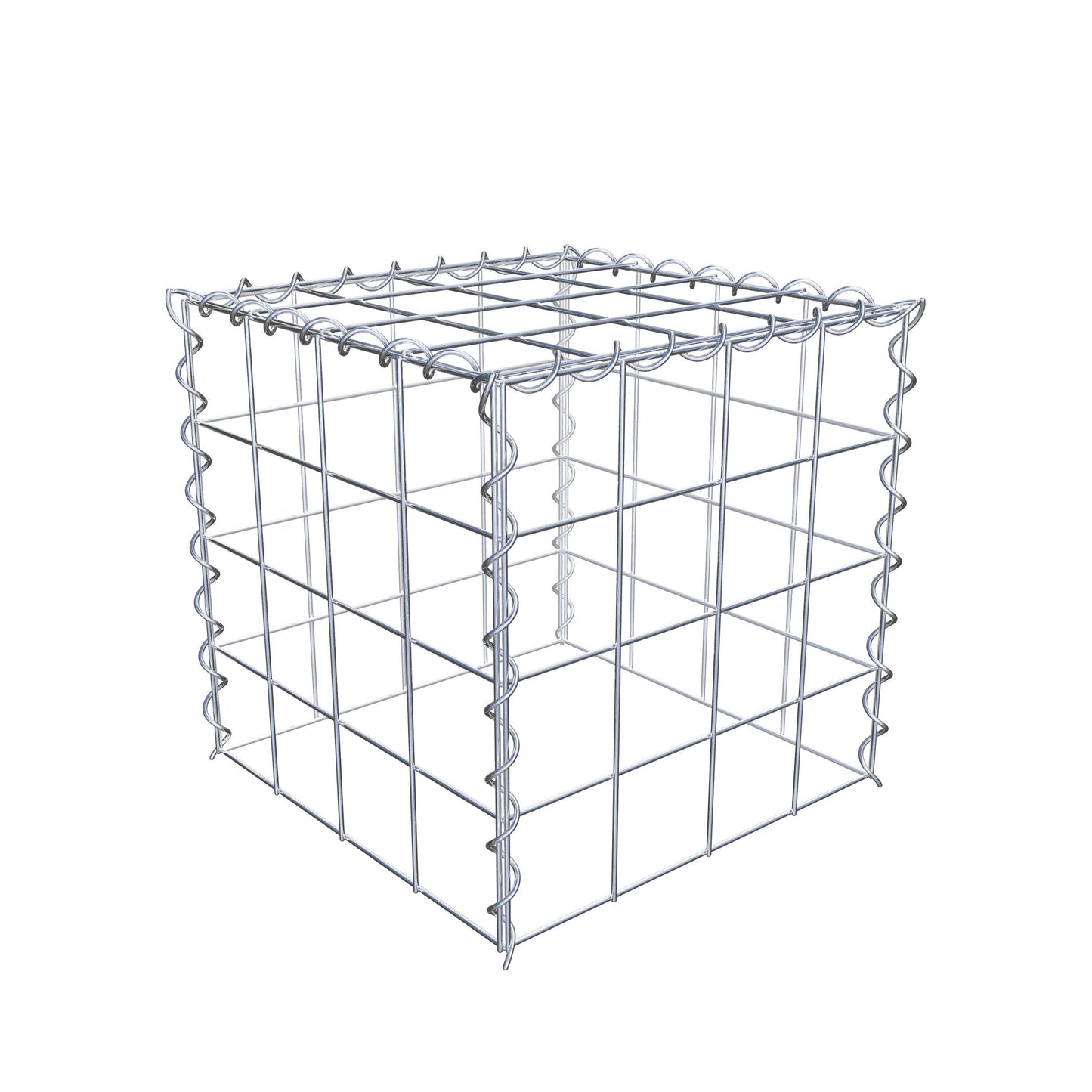 Gavión adicional tipo 3 40 cm x 40 cm x 40 cm (L x A x P), malla 10 cm x 10 cm, espiral