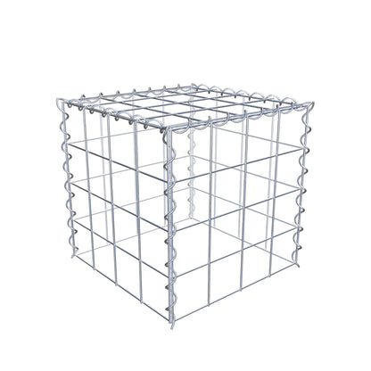 Gavión adicional tipo 3 40 cm x 40 cm x 40 cm (L x A x P), malla 10 cm x 10 cm, espiral