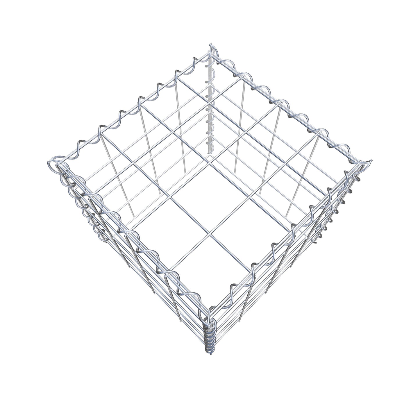 Gavión adicional tipo 3 40 cm x 40 cm x 40 cm (L x A x P), malla 10 cm x 10 cm, espiral
