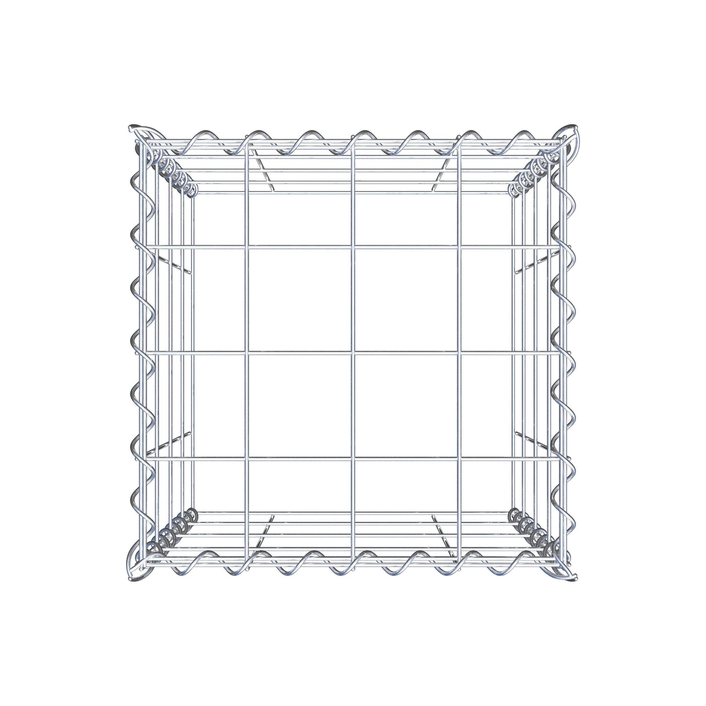 Gavión adicional tipo 3 40 cm x 40 cm x 40 cm (L x A x P), malla 10 cm x 10 cm, espiral