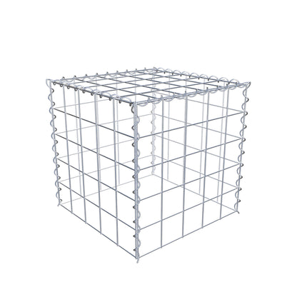 Gabião tipo 3 50 cm x 50 cm x 50 cm (C x A x P), malhagem 10 cm x 10 cm, espiral