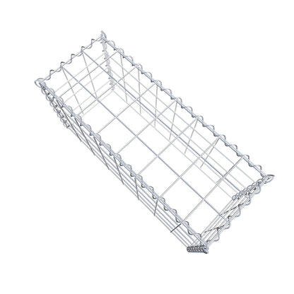 Opvokset gabion type 3 80 cm x 40 cm x 30 cm (L x H x D), maskestørrelse 10 cm x 10 cm, spiral