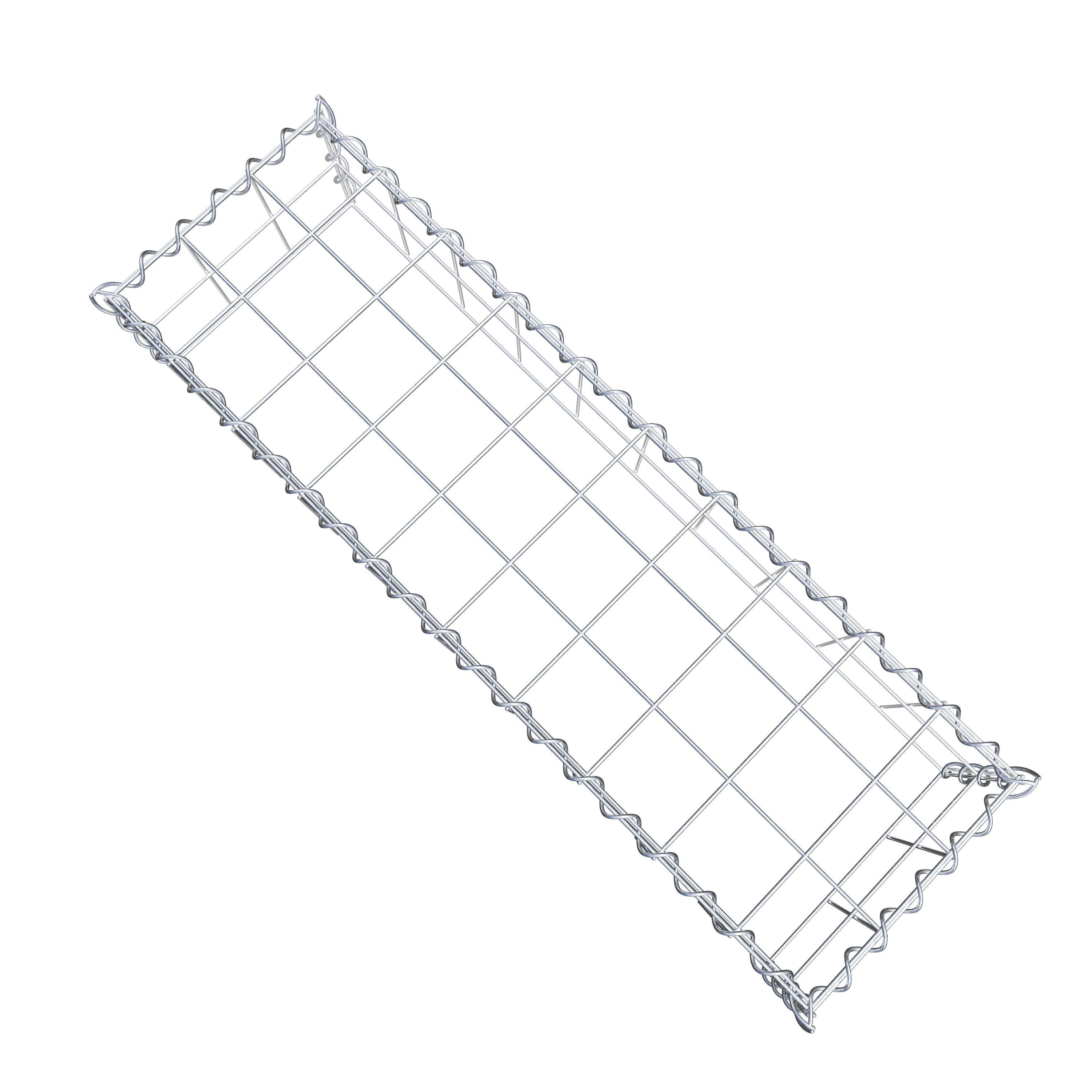 Gabião tipo 3 100 cm x 20 cm x 30 cm (C x A x P), malhagem 10 cm x 10 cm, espiral