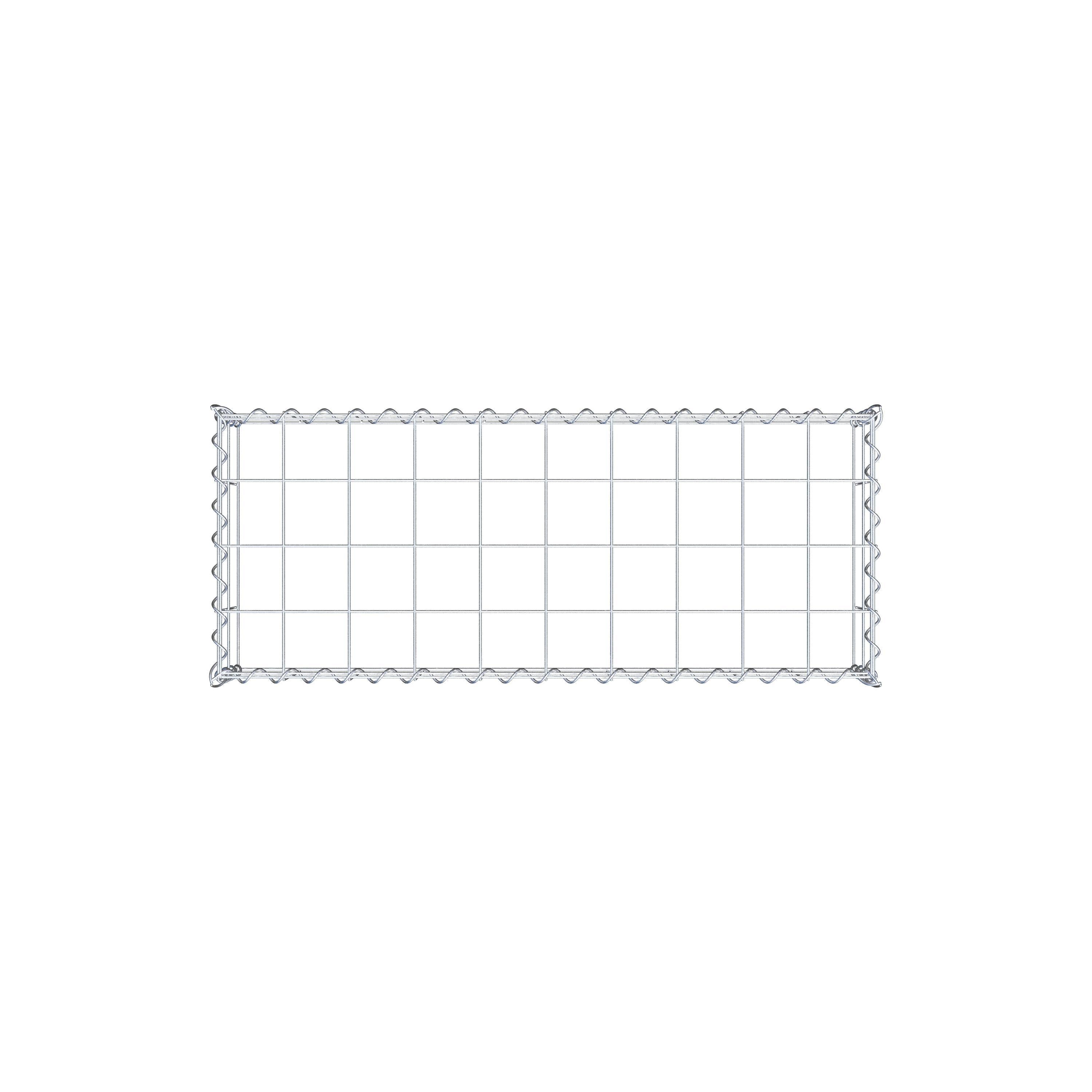 Gabião tipo 3 100 cm x 20 cm x 40 cm (C x A x P), malhagem 10 cm x 10 cm, espiral