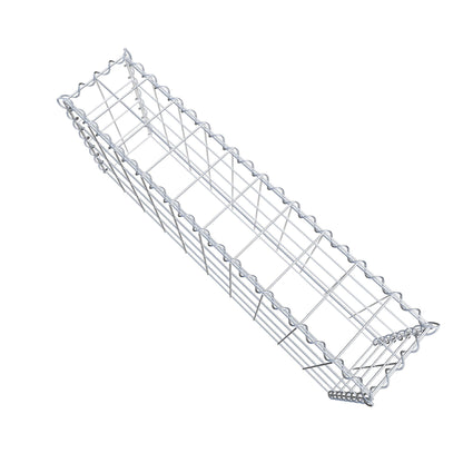 Extra gabion typ 3 100 cm x 40 cm x 20 cm (L x H x D), maskstorlek 10 cm x 10 cm, spiral