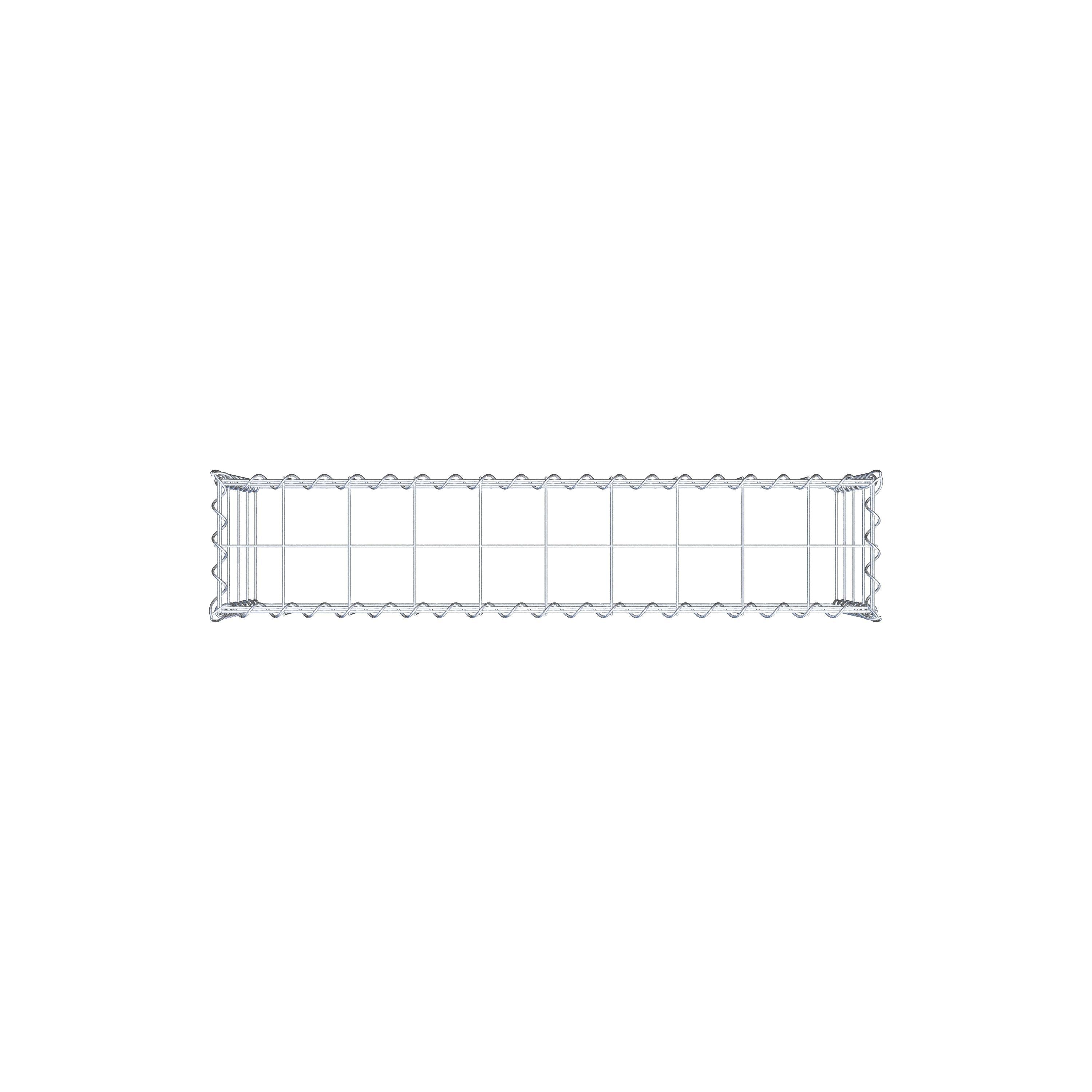 Gabião Tipo 3 100 cm x 40 cm x 20 cm (C x A x P), malhagem 10 cm x 10 cm, espiral