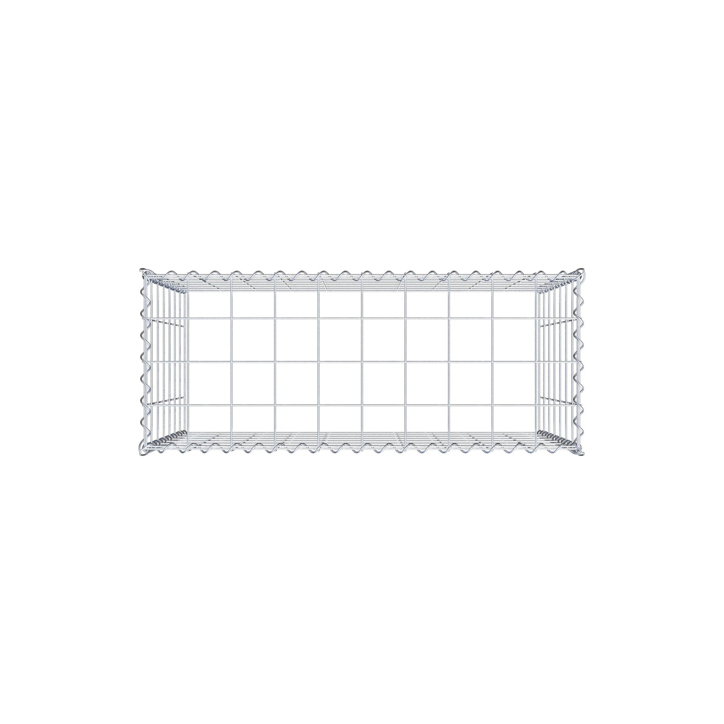 Gavión complementario tipo 3 100 cm x 70 cm x 40 cm (L x A x P), malla 10 cm x 10 cm, espiral