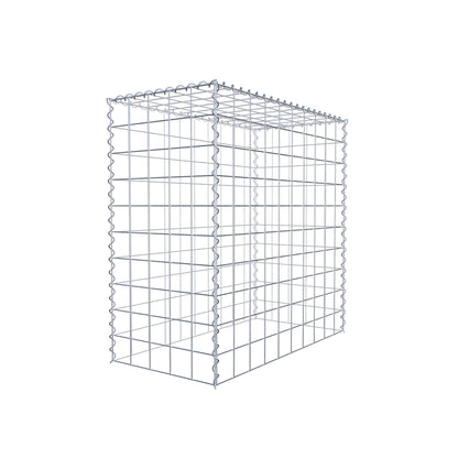 Extra gabion typ 3 100 cm x 100 cm x 50 cm (L x H x D), maskstorlek 10 cm x 10 cm, spiral