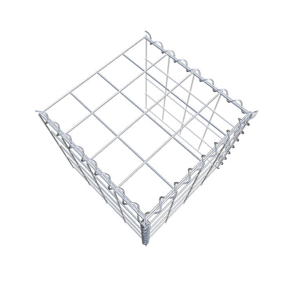 Fourche rapportée type 4 40 cm x 40 cm x 40 cm (L x H x P), mailles 10 cm x 10 cm, spirale