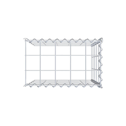 Gabião tipo 4 50 cm x 50 cm x 30 cm (C x A x P), malhagem 10 cm x 10 cm, espiral