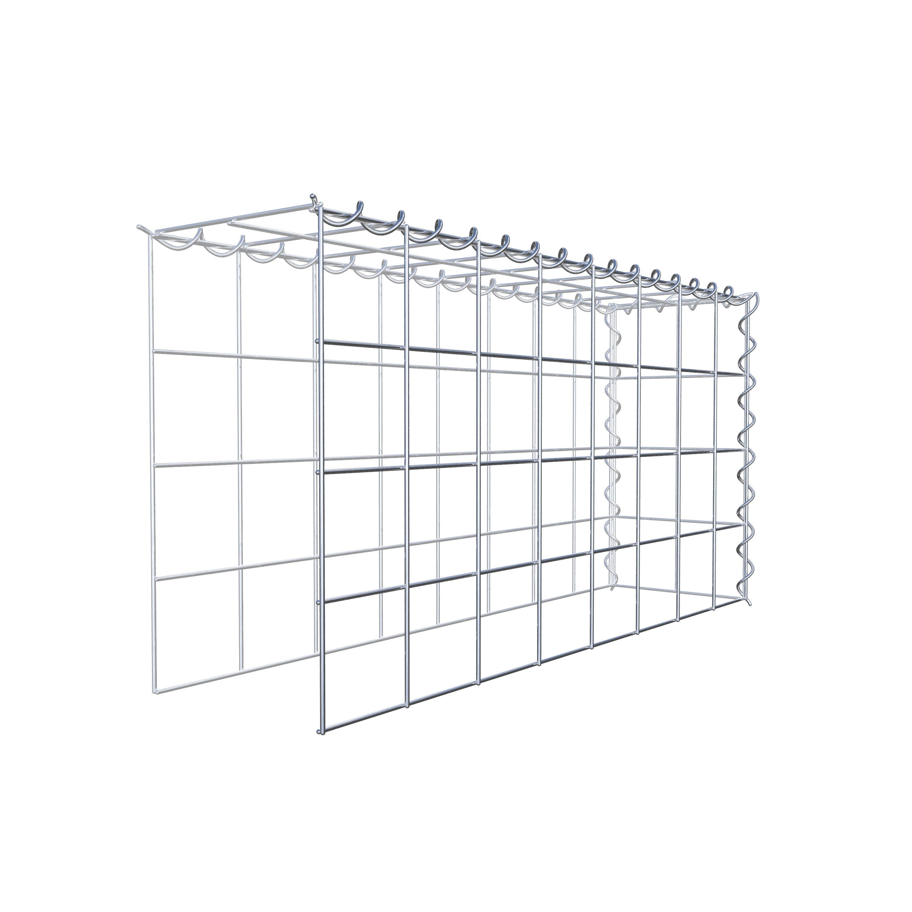 Gabião Tipo 4 80 cm x 40 cm x 20 cm (C x A x P), malhagem 10 cm x 10 cm, espiral