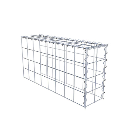 Gabião Tipo 4 80 cm x 40 cm x 20 cm (C x A x P), malhagem 10 cm x 10 cm, espiral