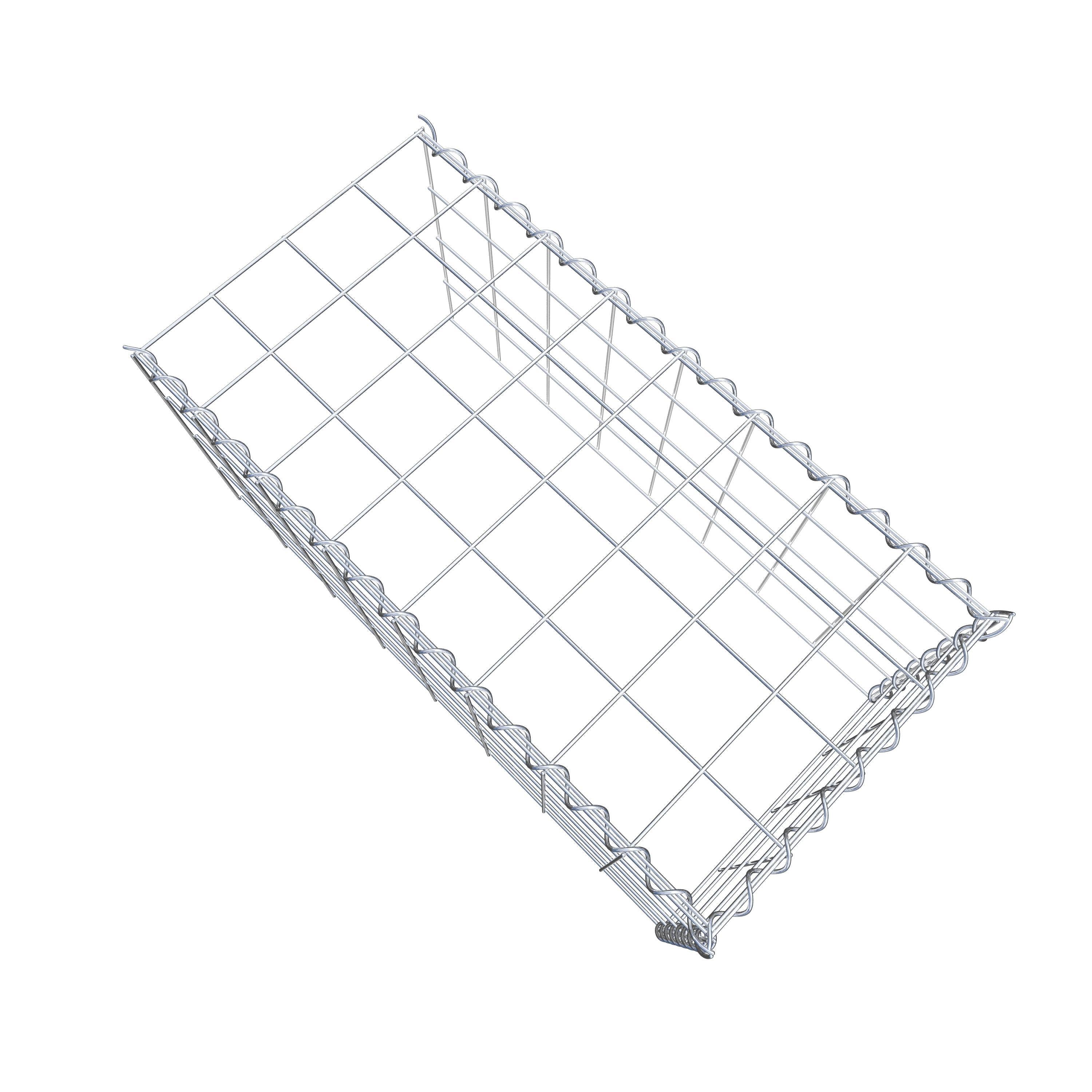 Gabião tipo 4 80 cm x 40 cm x 40 cm (C x A x P), malhagem 10 cm x 10 cm, espiral