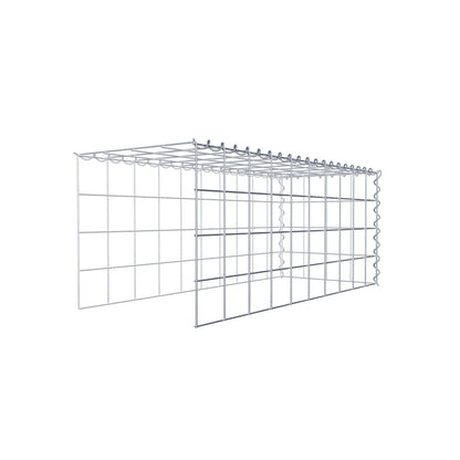 Gabião tipo 4 100 cm x 40 cm x 40 cm (C x A x P), malhagem 10 cm x 10 cm, espiral