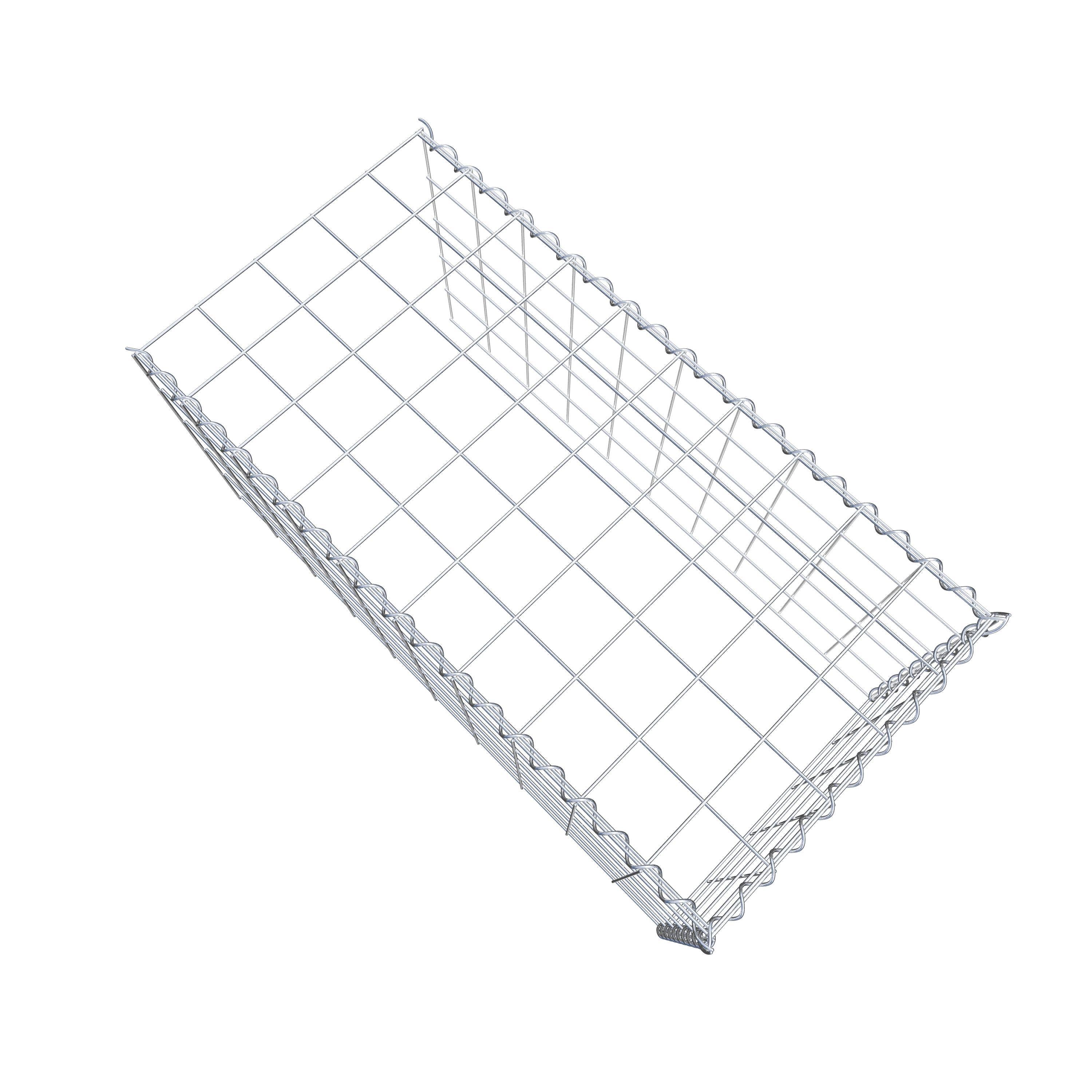 Anbaugabione Typ 4 100 cm x 50 cm x 50 cm (L x H x T), Maschenweite 10 cm x 10 cm, Spirale