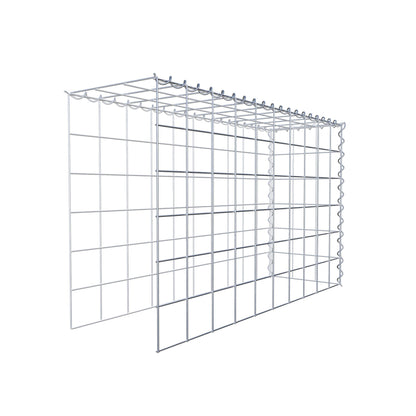 Gabion rapporté type 4 100 cm x 60 cm x 30 cm (L x H x P), mailles 10 cm x 10 cm, spirale