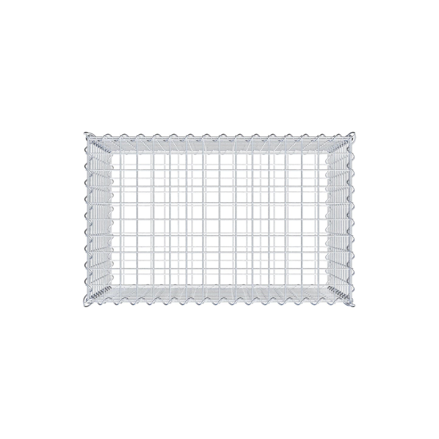 Gabione 80 cm x 50 cm x 50 cm (L x H x T), Maschenweite 5 cm x 5 cm, Spirale