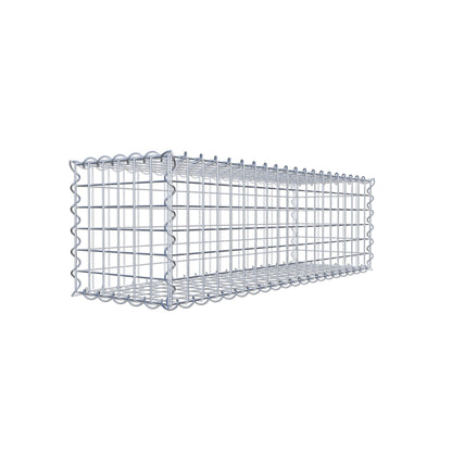 Gabion 100 cm x 30 cm x 30 cm (L x H x D), maskstorlek 5 cm x 5 cm, spiral
