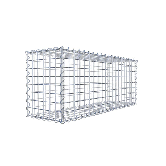 Gabion 100 cm x 40 cm x 30 cm (L x H x D), maskstorlek 5 cm x 5 cm, spiral