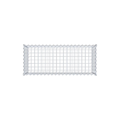 Gabion 100 cm x 40 cm x 40 cm (L x H x D), maskstorlek 5 cm x 5 cm, spiral
