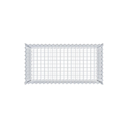 Gabion 100 cm x 50 cm x 50 cm (L x H x D), mesh size 5 cm x 5 cm, spiral