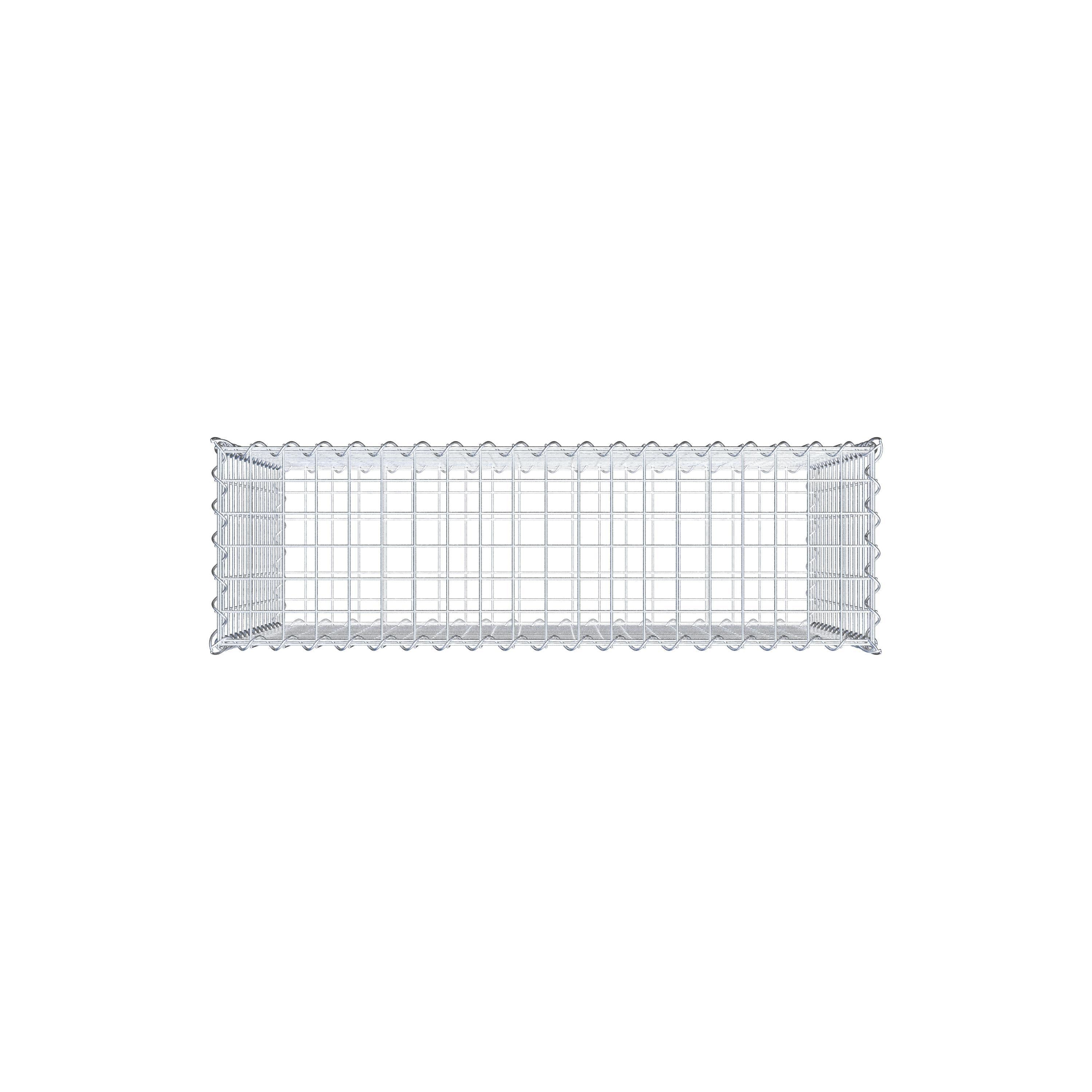 Gabion 100 cm x 70 cm x 30 cm (L x H x D), maskestørrelse 5 cm x 5 cm, spiral