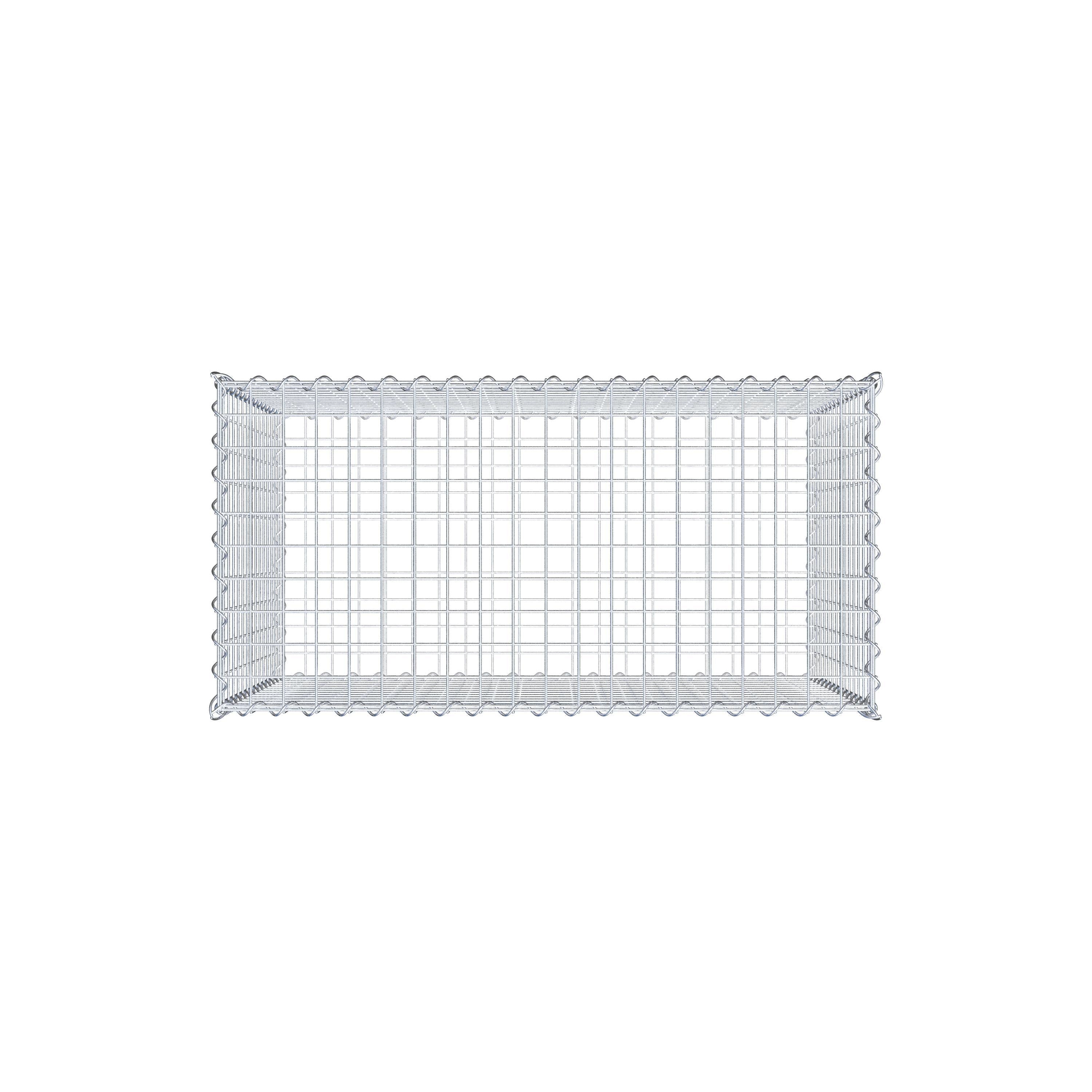 Gabion 100 cm x 70 cm x 50 cm (L x H x D), mesh size 5 cm x 5 cm, spiral