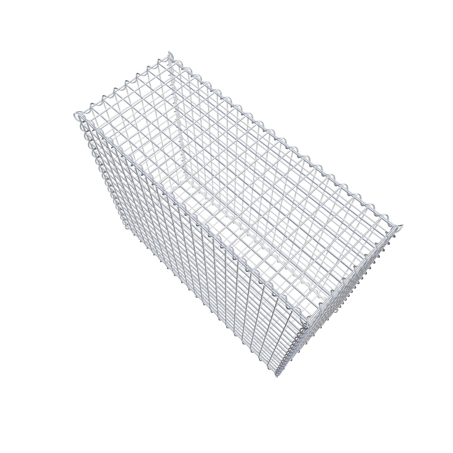 Gabion 100 cm x 80 cm x 40 cm (L x H x D), maskstorlek 5 cm x 5 cm, spiral