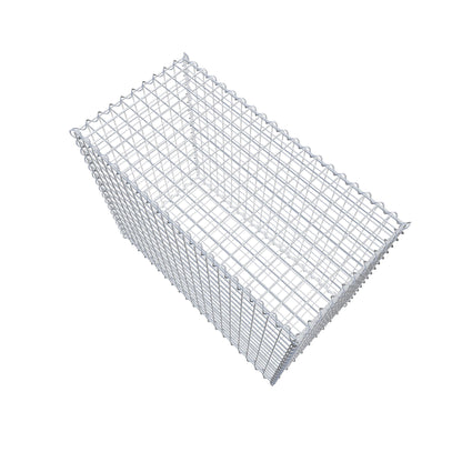 Gabion 100 cm x 80 cm x 50 cm (L x H x P), mailles 5 cm x 5 cm, spirale