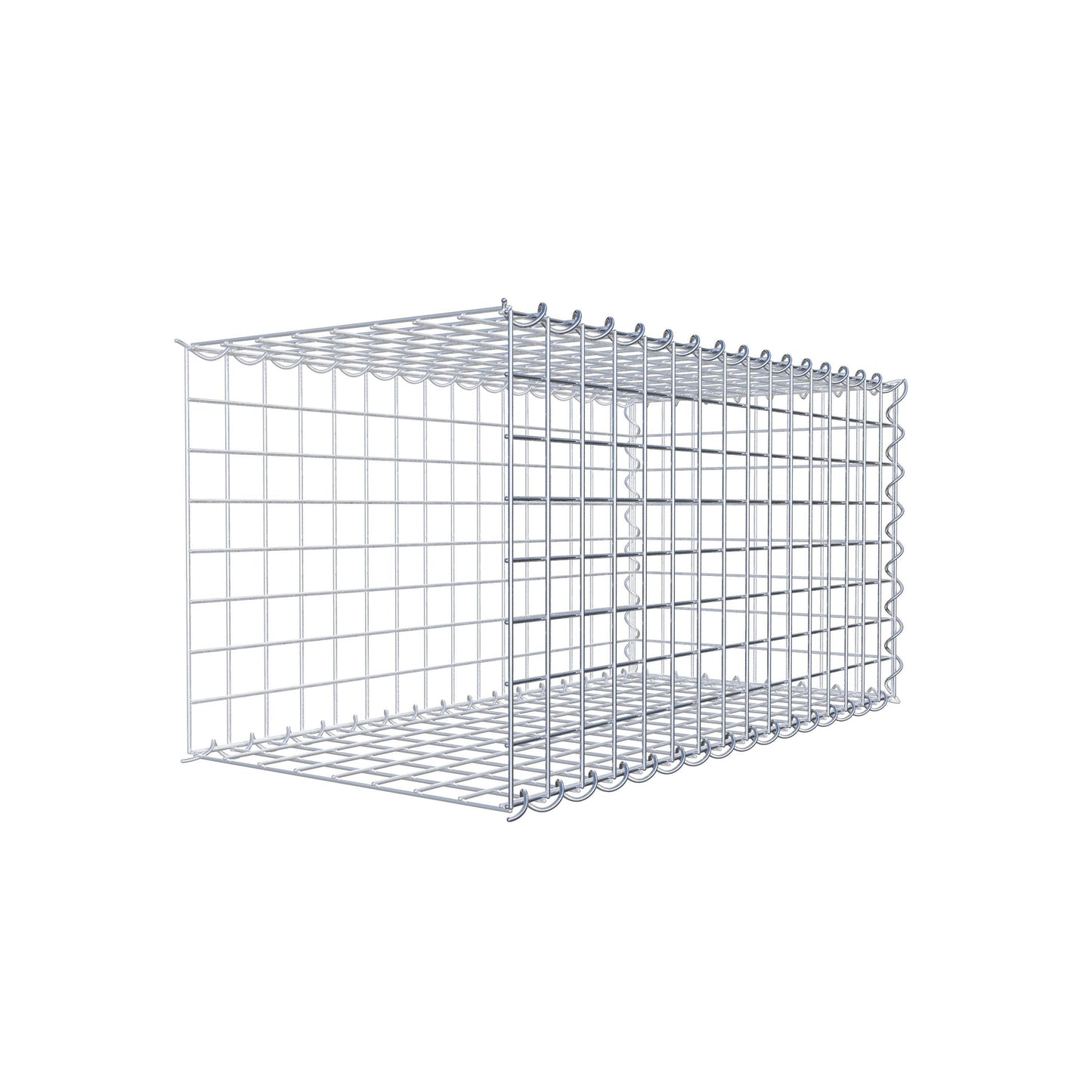 Extra gabion typ 2 80 cm x 40 cm x 40 cm (L x H x D), maskstorlek 5 cm x 5 cm, spiral
