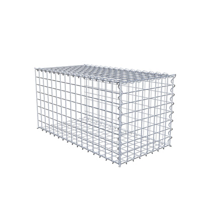 Extra gabion typ 2 80 cm x 40 cm x 40 cm (L x H x D), maskstorlek 5 cm x 5 cm, spiral