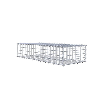 Gavión complementario tipo 2 100 cm x 20 cm x 40 cm (L x A x P), malla 5 cm x 5 cm, espiral