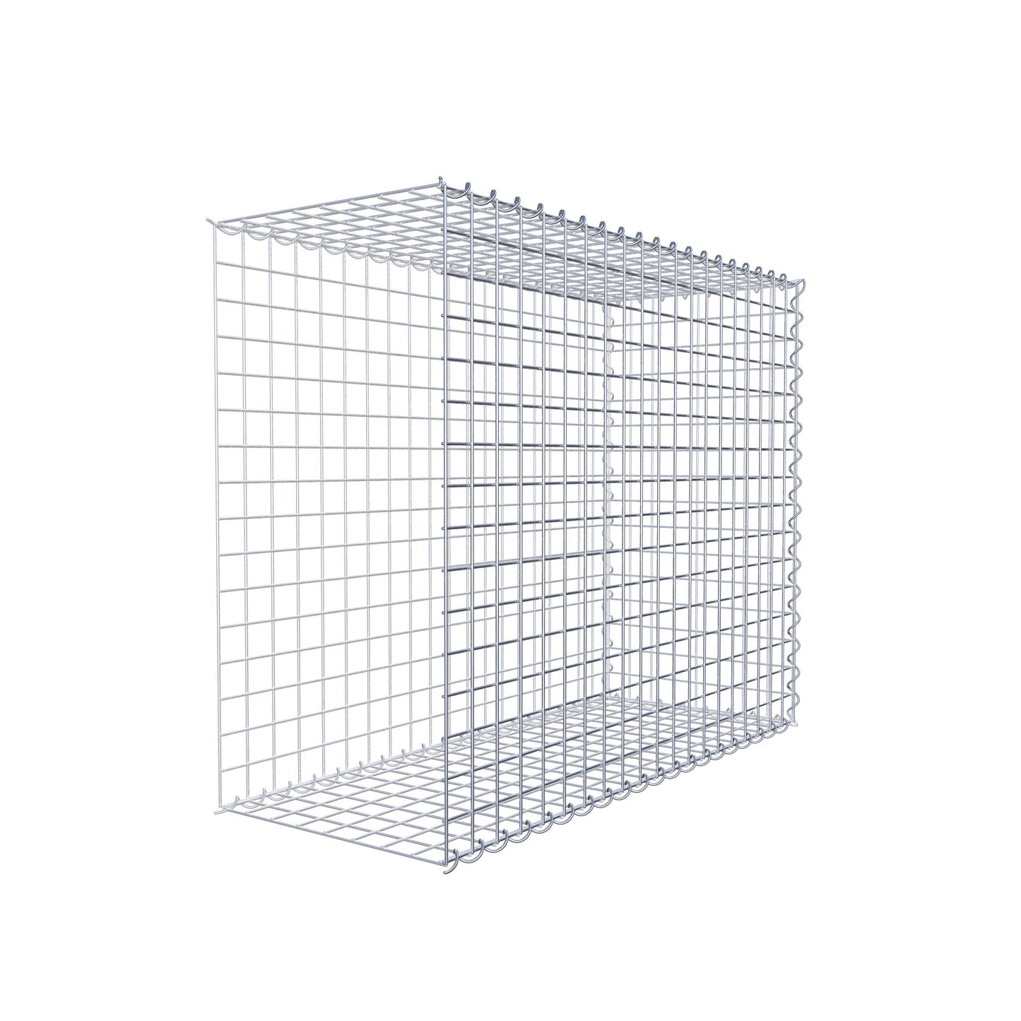 Grown-on gabion type 2 100 cm x 80 cm x 40 cm (L x H x D), mesh size 5 cm x 5 cm, spiral