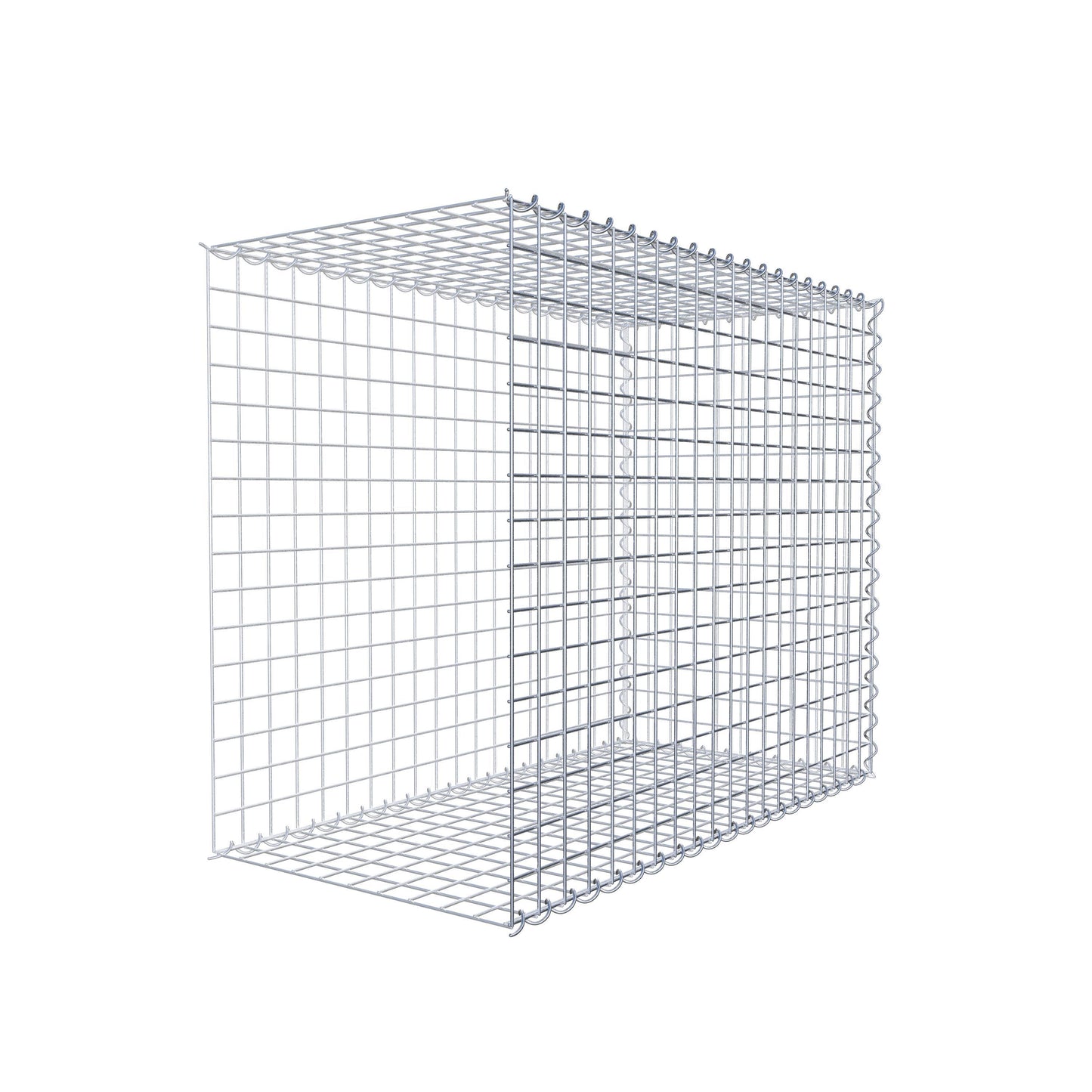 Extra gabion typ 2 100 cm x 80 cm x 50 cm (L x H x D), maskstorlek 5 cm x 5 cm, spiral