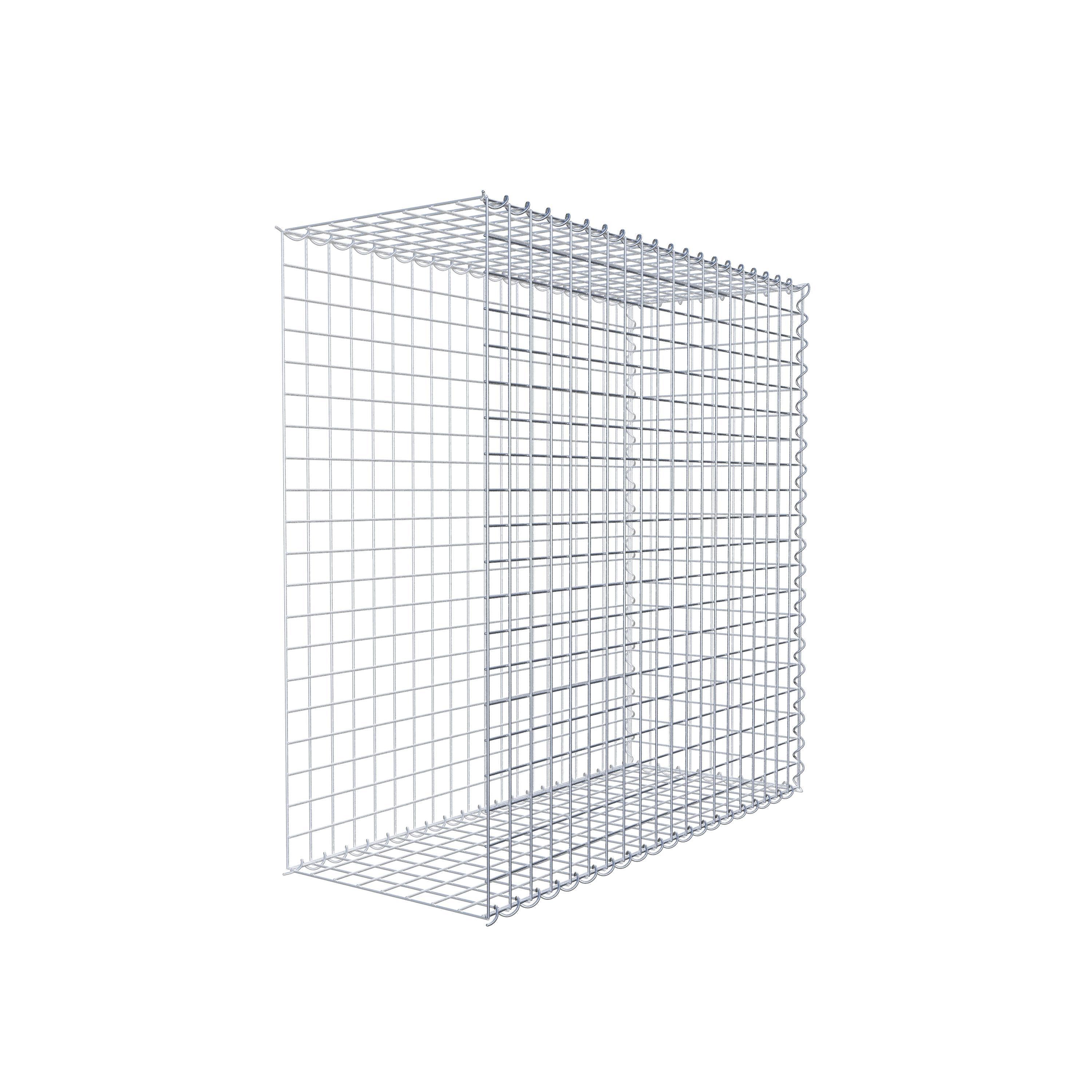 Extra gabion typ 2 100 cm x 100 cm x 40 cm (L x H x D), maskstorlek 5 cm x 5 cm, spiral