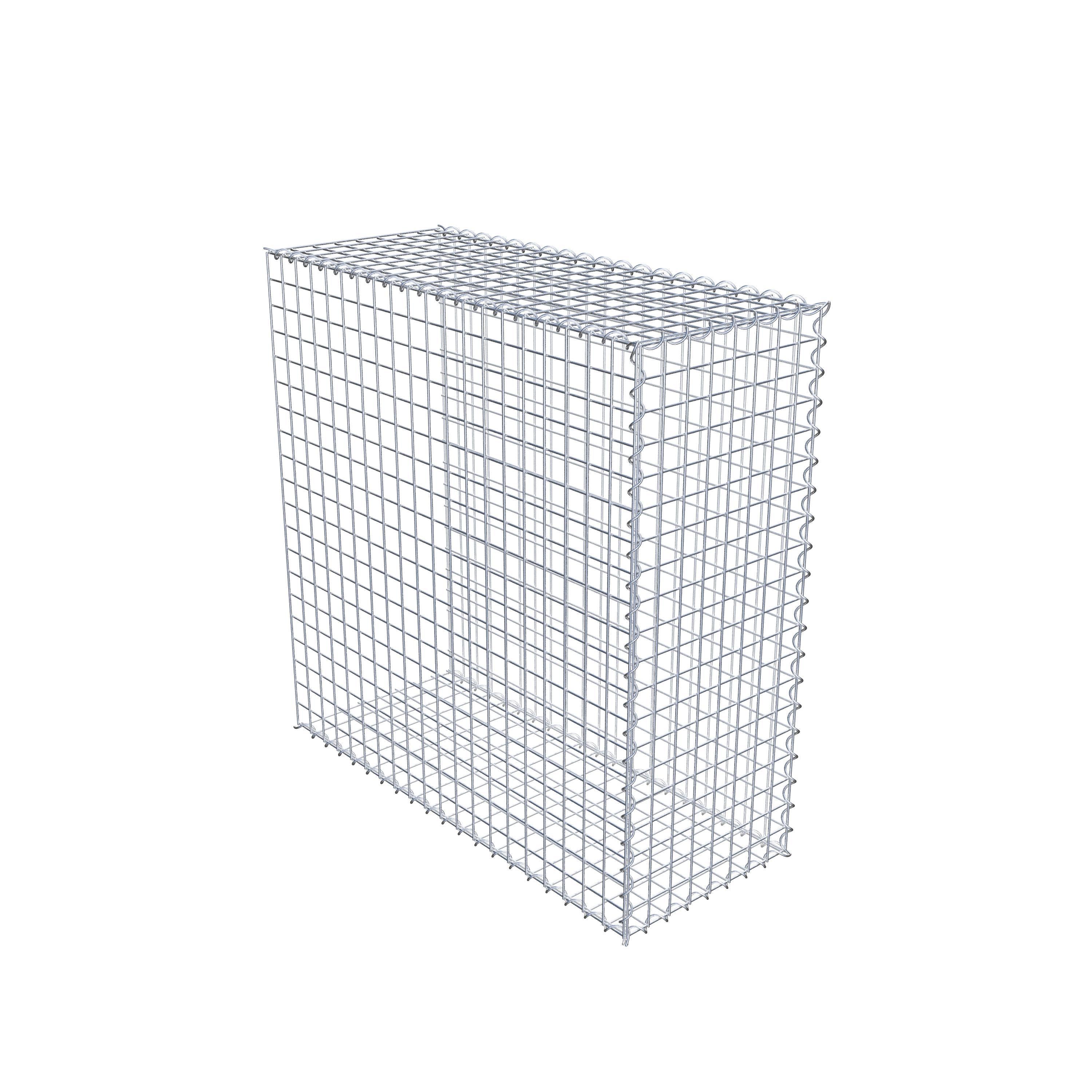 Extra gabion typ 2 100 cm x 100 cm x 40 cm (L x H x D), maskstorlek 5 cm x 5 cm, spiral