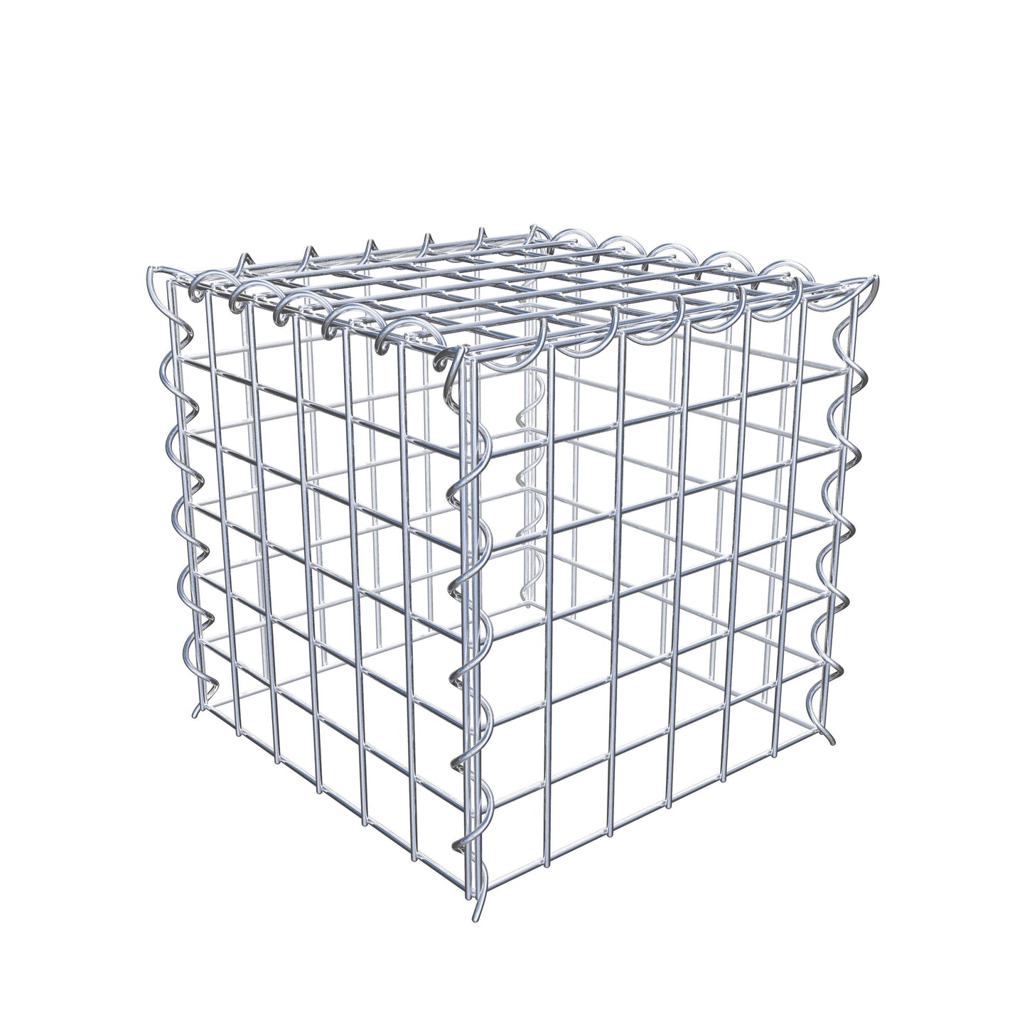 Extra gabion typ 3 30 cm x 30 cm x 30 cm (L x H x D), maskstorlek 5 cm x 5 cm, spiral
