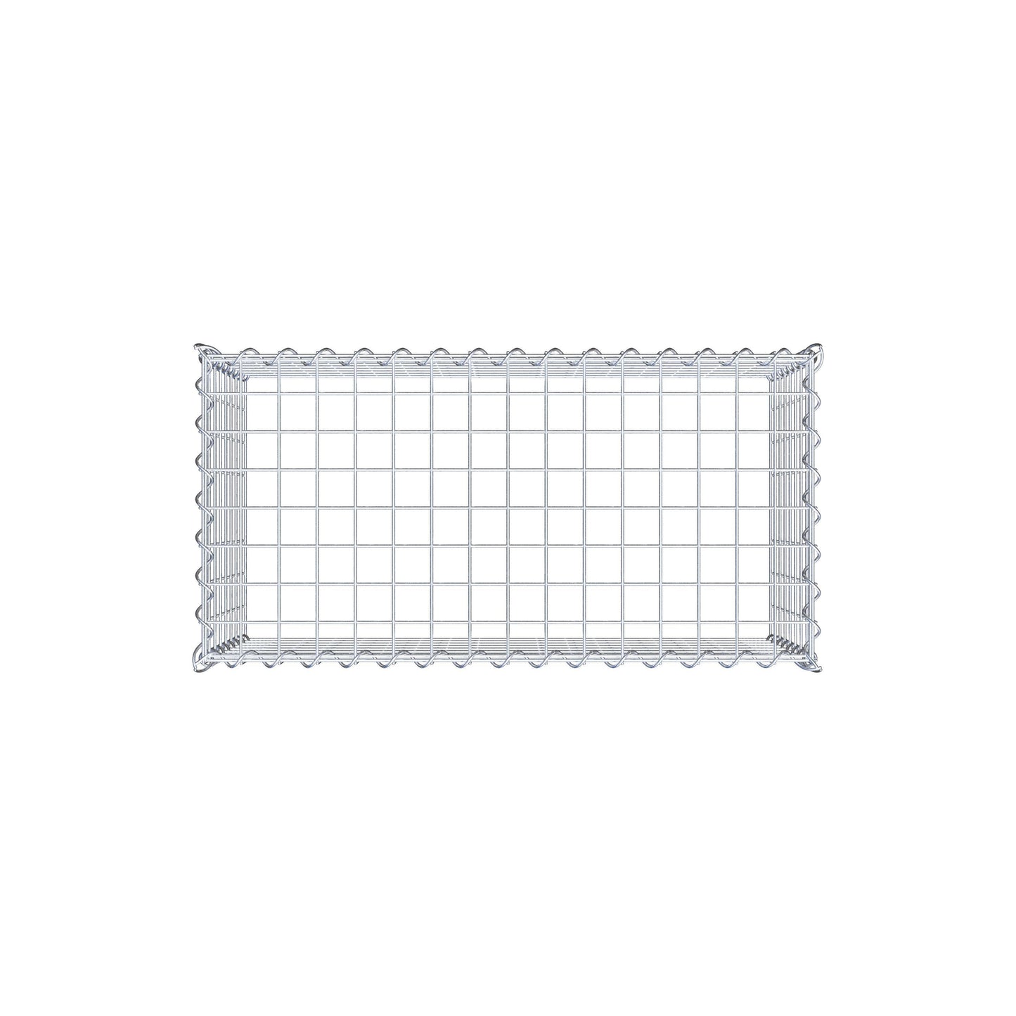 Gabbione aggiuntivo tipo 3 80 cm x 40 cm x 40 cm (L x H x P), dimensione maglia 5 cm x 5 cm, a spirale
