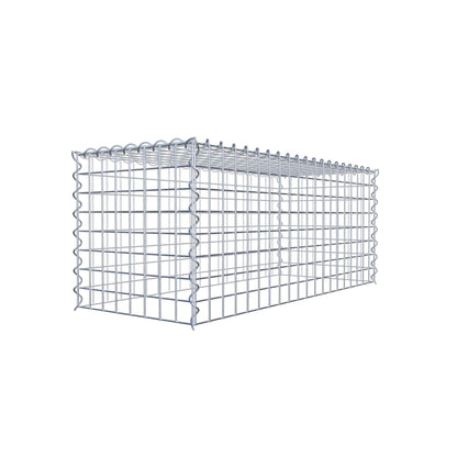 Extra gabion typ 3 100 cm x 40 cm x 40 cm (L x H x D), maskstorlek 5 cm x 5 cm, spiral