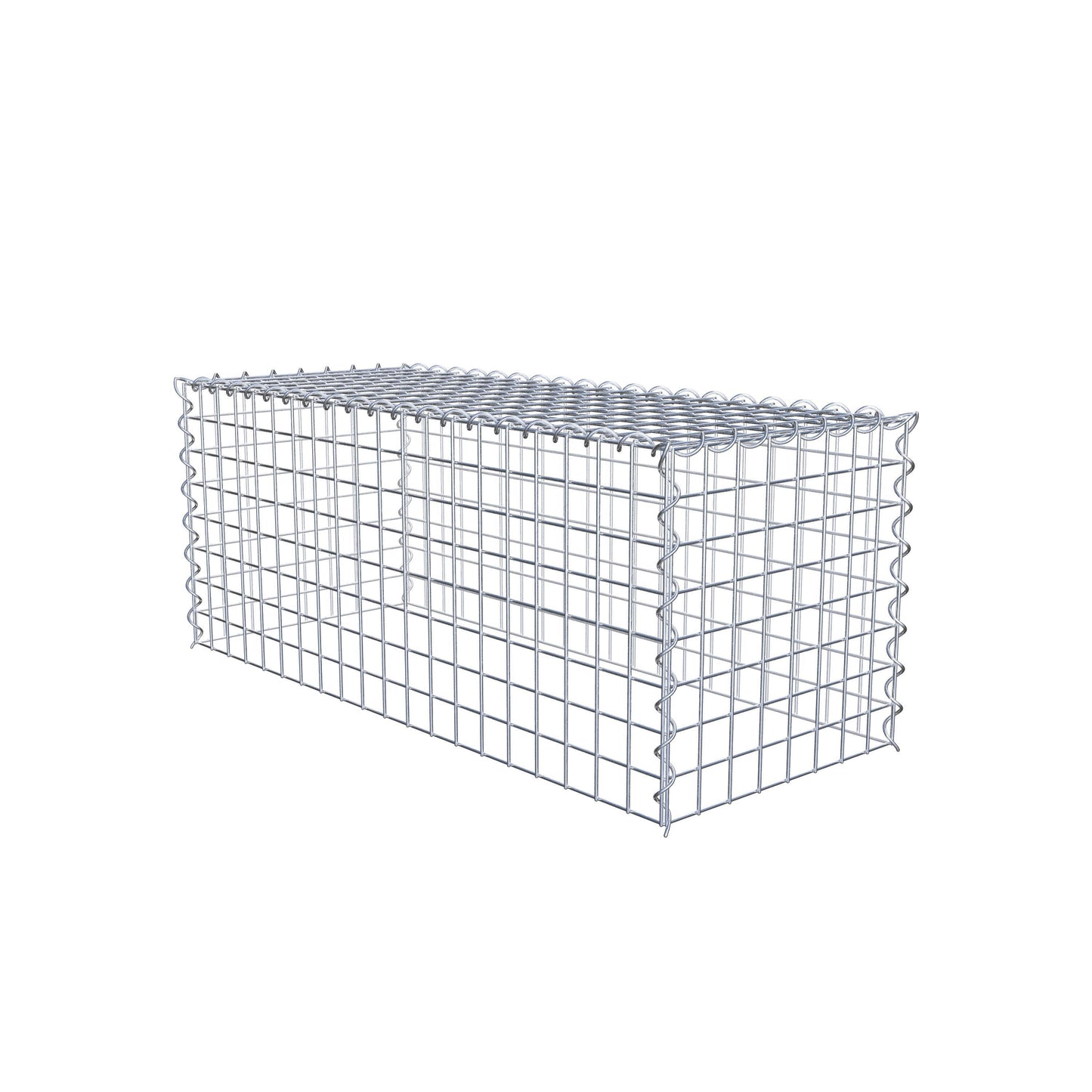 Extra gabion typ 3 100 cm x 40 cm x 40 cm (L x H x D), maskstorlek 5 cm x 5 cm, spiral