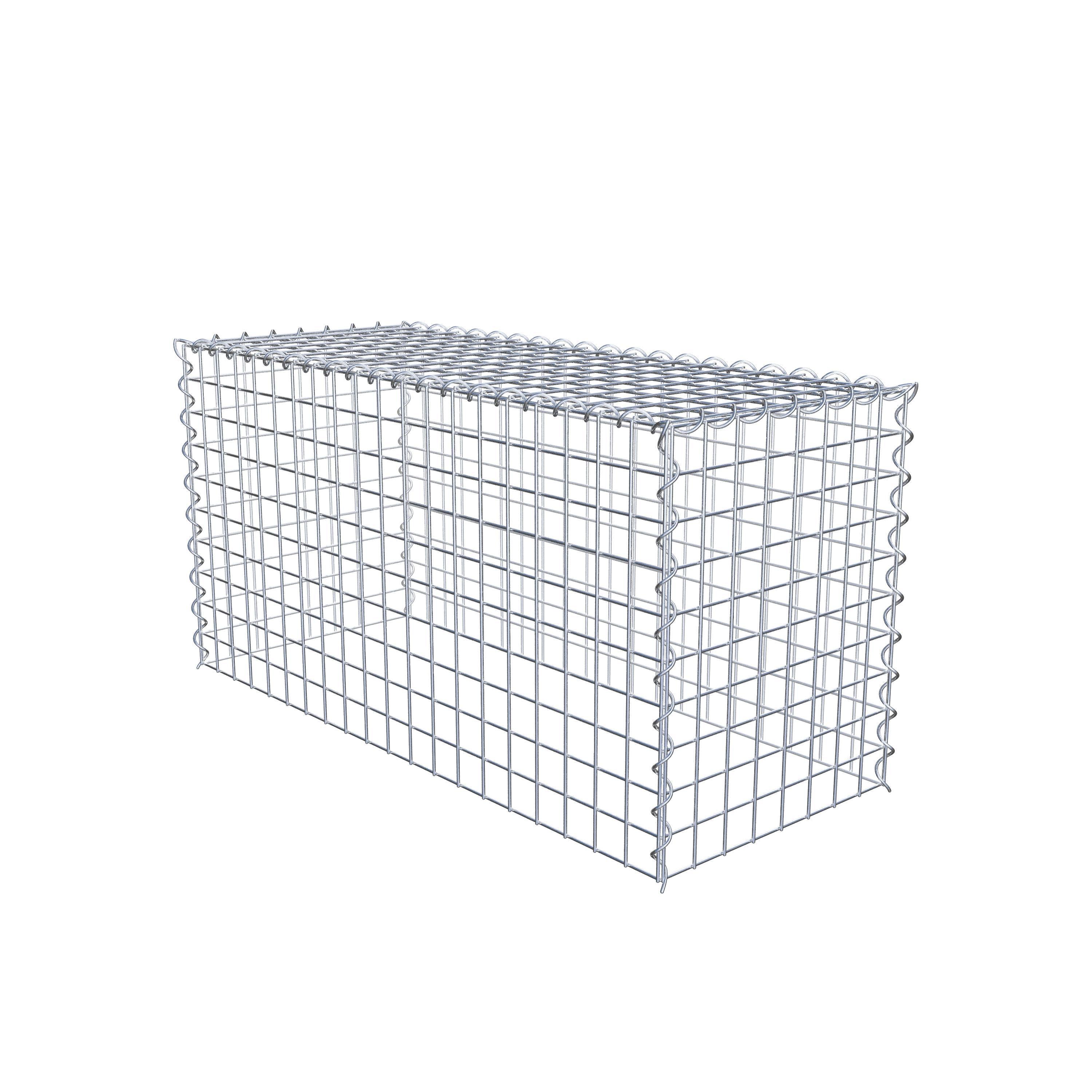 Grown-on gabion type 3 100 cm x 50 cm x 40 cm (L x H x D), mesh size 5 cm x 5 cm, spiral