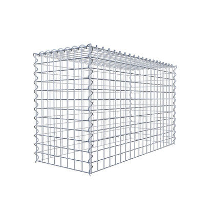 Extra gabion typ 3 100 cm x 60 cm x 40 cm (L x H x D), maskstorlek 5 cm x 5 cm, spiral