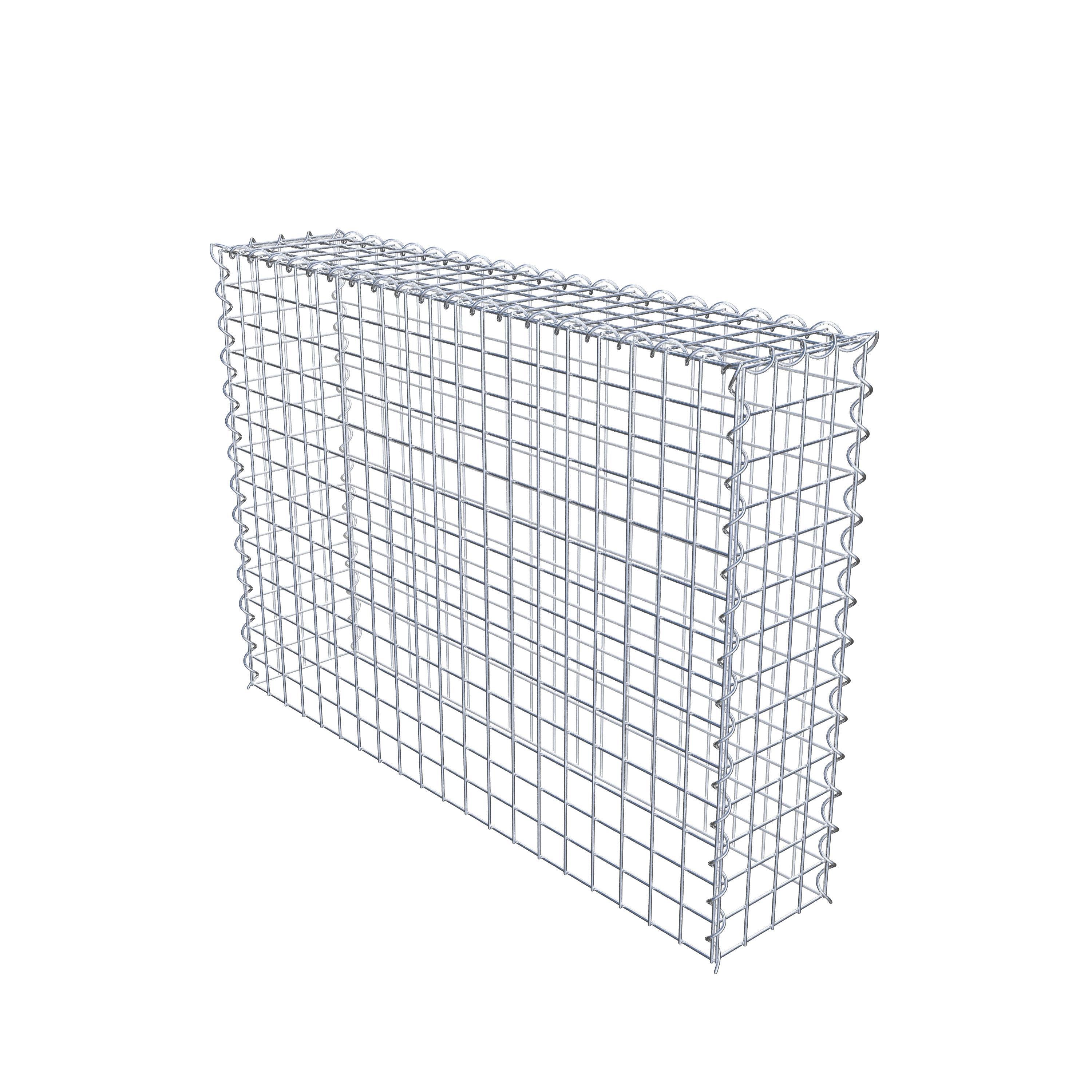 Grown-on gabion type 3 100 cm x 70 cm x 20 cm (L x H x D), mesh size 5 cm x 5 cm, spiral